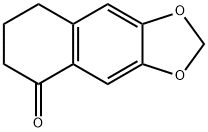 7,8-二氢萘并[2,3-D][1,3]二氧戊环-5(6H)-酮 结构式