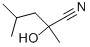 2-hydroxy-2,4-dimethylvaleronitrile 结构式