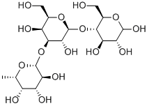 3-FUCOSYLLACTOSE 3'-岩藻糖基乳糖 结构式