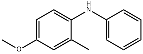 2-甲基-4-甲氧基二苯胺 结构式
