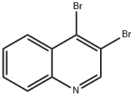 3,4-二溴喹啉 结构式