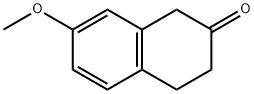 7-甲氧基-2-萘满酮 结构式