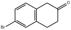 6-溴-3,4-二氢-1H-2-萘酮 结构式