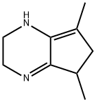 1H-Cyclopentapyrazine,  2,3,5,6-tetrahydro-5,7-dimethyl-  (9CI) 结构式