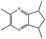 5H-Cyclopentapyrazine,6,7-dihydro-2,3,5,7-tetramethyl-(9CI) 结构式