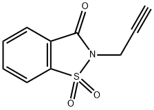 2-(丙-2-烯-1-基)苯并[D]异噻唑-3(2H)-酮1,1-二氧化物 结构式