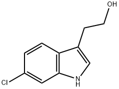 1H-INDOLE-3-ETHANOL,6-CHLORO- 结构式