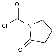 1-Pyrrolidinecarbonyl chloride, 2-oxo- (9CI) 结构式