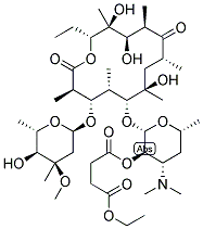 琥乙红霉素 结构式