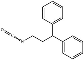 3,3-二苯基丙基异氰酸酯 结构式