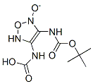 Carbamic acid, (2-oxido-1,2,5-oxadiazole-3,4-diyl)bis-, 1,1-dimethylethyl ester (9CI) 结构式