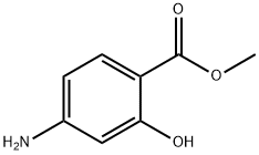 邻羟基对氨基苯甲酸甲酯 结构式