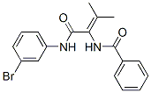 Benzamide, N-[1-[[(3-bromophenyl)amino]carbonyl]-2-methyl-1-propenyl]- (9CI) 结构式