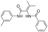 Benzamide, N-[2-methyl-1-[[(3-methylphenyl)amino]carbonyl]-1-propenyl]- (9CI) 结构式