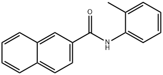 N-(2-METHYLPHENYL)-2-NAPHTHALENECARBOXAMIDE 结构式