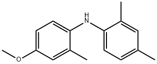 4-甲氧基-2,2',4'-三甲基二苯胺 结构式