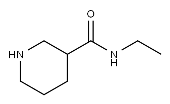 N-ethylpiperidine-3-carboxamide 结构式