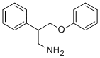 1-苯氧基-3-苯基丙-2-胺 结构式