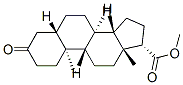 methyl (5S,8R,9S,10S,13R,14S,17S)-10,13-dimethyl-3-oxo-1,2,4,5,6,7,8,9 ,11,12,14,15,16,17-tetradecahydrocyclopenta[a]phenanthrene-17-carboxyl ate 结构式