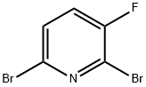 2,6-二溴-3-氟吡啶 结构式