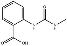 2-[(甲氨基)羰基]氨基]苯甲酸 结构式