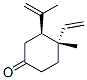 (3S,4S)-3-Isopropenyl-4-methyl-4-vinyl-1-cyclohexanone 结构式