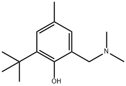 2-(叔丁基)-6-((二甲氨基)甲基)-4-甲基苯酚 结构式