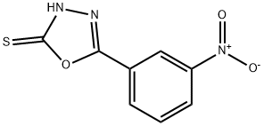 5-(3-NITROPHENYL)-1,3,4-OXADIAZOLE-2-THIOL 结构式