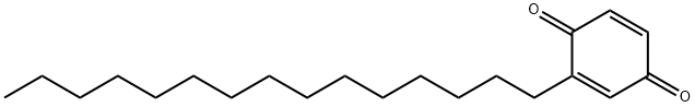 2-Pentadecyl-1,4-benzoquinone 结构式