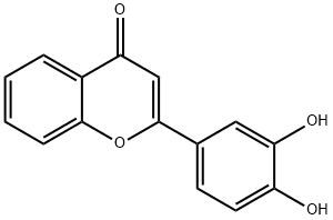 3',4'-二羟基黄酮 结构式