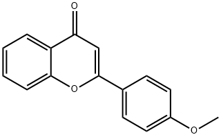 4'--甲氧基黄酮 结构式