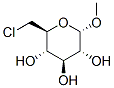 METHYL 6-CHLORO-6-DEOXY-ALPHA-D-GLUCOPYRANOSIDE 结构式