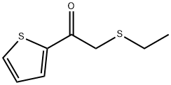 2-(乙硫基)-1-(2-噻吩基)-乙酮 结构式