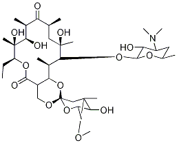 红霉素EP杂质C 结构式
