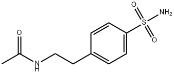 N-乙酰-4-(2-氨乙基)-苯磺酰胺 结构式