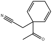 2,5-Cyclohexadiene-1-acetonitrile, 1-acetyl- (9CI) 结构式