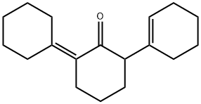 2-cyclohexylidene-6-(1-cyclohexen-1-yl)cyclohexan-1-one 结构式