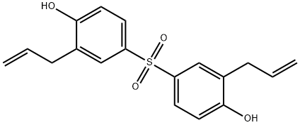 4,4'-磺酰基双[2-(2-丙烯基)]苯酚 结构式