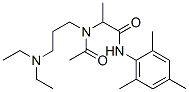 2-(N-(3-(二乙基氨基)丙基)乙酰氨基)-N-米基丙酰胺 结构式