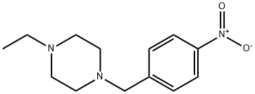 1-乙基-4-(4-硝基苯)哌嗪 结构式