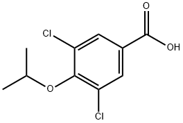 Benzoic acid, 3,5-dichloro-4-(1-methylethoxy)- 结构式