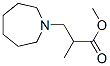 methyl hexahydro-alpha-methyl-1H-azepine-1-propionate  结构式