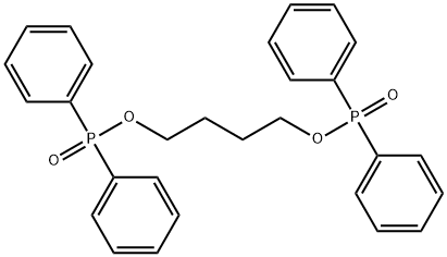 Phosphinic acid, diphenyl-, 1,4-butanediyl ester 结构式