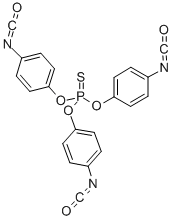 硫代磷酸三苯基异氰酸酯 结构式