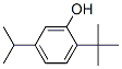 2-(1,1-Dimethylethyl)-5-(1-methylethyl)phenol 结构式