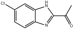 1-(6-氯-1H-苯并咪唑-2-基)乙酮 结构式