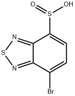 7-BROMO-2,1,3-BENZOTHIADIAZOLE-4-SULFINIC ACID 结构式