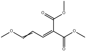 2-(3-甲氧基烯丙叉)丙二酸二甲酯 结构式