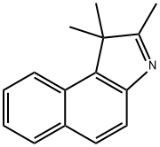 1,1,2-三甲基-1H-苯并[e]吲哚 结构式