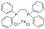 [1,2-双(二苯基膦)乙烷]二氯化铁(II) 结构式